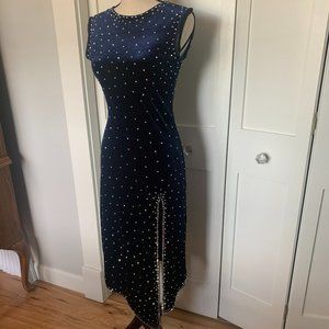 *New* Midnight Blue Velour Dance Dress Medium